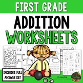 First Grade Addition Worksheets (First Grade Math Series)