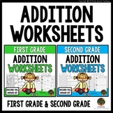 Addition (First Grade) and Addition (Second Grade) Math Wo