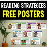 Free Reading Comprehension Strategies and Skills Posters