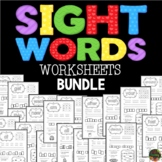 Sight Words Worksheets Bundle (Pre-Primer, Primer, First G