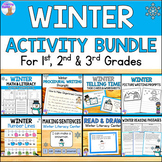 Winter Math & Literacy Activities Bundle - Counting, Writi