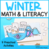 Winter Math & Literacy Activities for Preschool