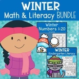 Winter Math & Literacy Bundle (Kindergarten, Winter Activities)