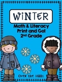 Winter Math & Literacy Print and Go {2nd Grade CCSS}