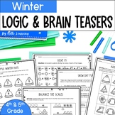 Winter Math Logic and Brain Teaser Puzzles - Early Finishe