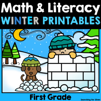 Preview of Winter Math & Literacy Printables {1st Grade}