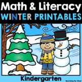 Winter Math & Literacy Printables {Kindergarten}