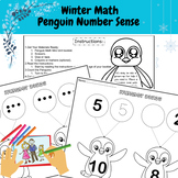 Winter Math Penguin Number Sense | Math Mini Unit