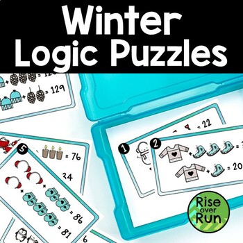 Preview of Winter Logic Puzzles Picture Equations