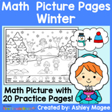 Winter Math Picture Pages