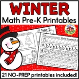 Winter Math Worksheets for Preschool