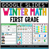 Winter Math Review First Second Grade Google Slides