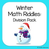 Winter Long Division Math Riddles