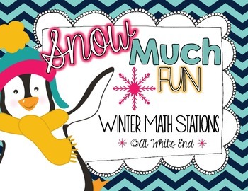 Preview of Winter Math Stations