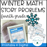 Fourth Grade Winter Math Story Problems | 4th Grade Math W