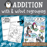 Winter Math - Up to 3-Digit Addition With & W/out Regroupi