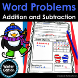 Winter Math Word Problems Worksheets Addition and Subtract