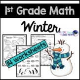 Winter Math Worksheets 1st Grade