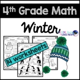 Winter Math Worksheets 4th Grade
