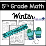 Winter Math Worksheets 5th Grade