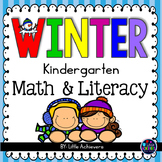 Winter Worksheets for Kindergarten - Math and Literacy Activities