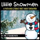 Winter Math and Literacy Activities for Preschool, Pre-K, 