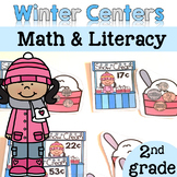 Winter Math and Literacy Centers {2nd Grade}