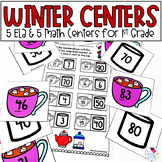 Winter Centers - Math - Phonics - Grammar - First Grade
