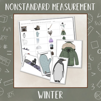 Preview of Winter Measurement / Non-Standard Units / Addition / Subtraction