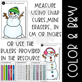 Winter Mini Eraser Measurement