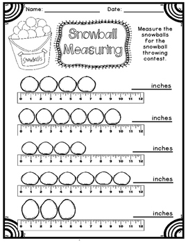 Measuring Inches Game, Worksheets, & Anchor Chart by CSL | TpT