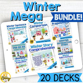 Preview of Winter Mega Boom Cards Bundle