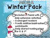 Winter Mega Poetry Pack!~ with daily Shared Reading Plans 