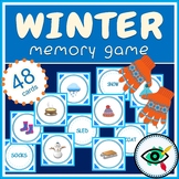Winter Memory Game printable