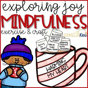 Preview of Winter Mindfulness Activity and Winter Craft: Joy and Gratitude Activity