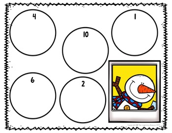 Winter Mini Erasers Counting Mats by Teaching With Mrs Be
