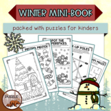 Winter Mini Puzzle Book for Kinders