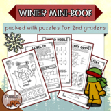 Winter Mini Puzzle Book for Second Graders