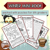 Winter Mini Puzzle Book for Sixth Graders