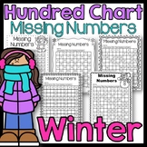 Winter Missing Numbers: Hundred Charts