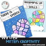 Winter Mitten Craft for Speech Therapy
