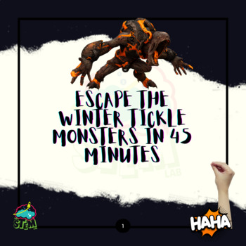 Preview of Winter Monster Escape Room