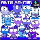 Winter Monsters Clip Art Set {Educlips Clipart}