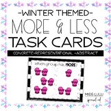 Winter More & Less Task Cards