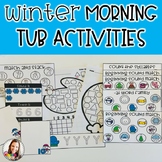 Winter Morning Tub Activities for PreK/K