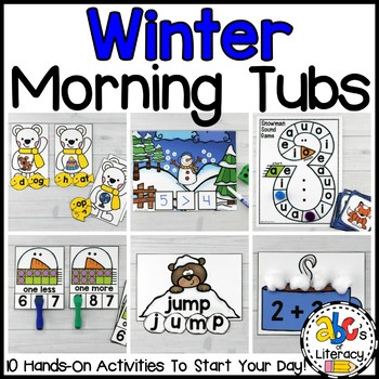 Preview of Winter Morning Tubs for Kindergarten