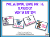 Motivational Signs - Winter Theme