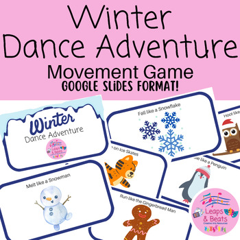 Preview of Winter Movement Game (Google Slides)