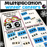 Multiplication Facts Winter Puzzle & Sort Activities Snow 