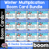 Winter Multiplication Boom Card Bundle - Digital Task Card